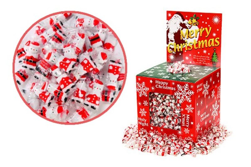 画像1: サンタクロースチョコすくいどりセット600個入 (1)