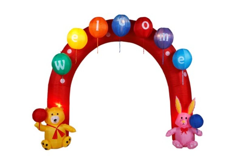 画像2: エアブロウウェルカムアーチ (2)