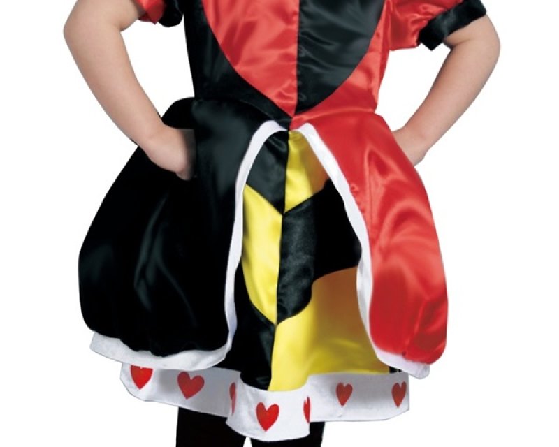 画像3: 【ハートの女王 子供 コスチューム】アリス風 クィーンオブハーツ 衣装 キッズ用 仮装 (3)