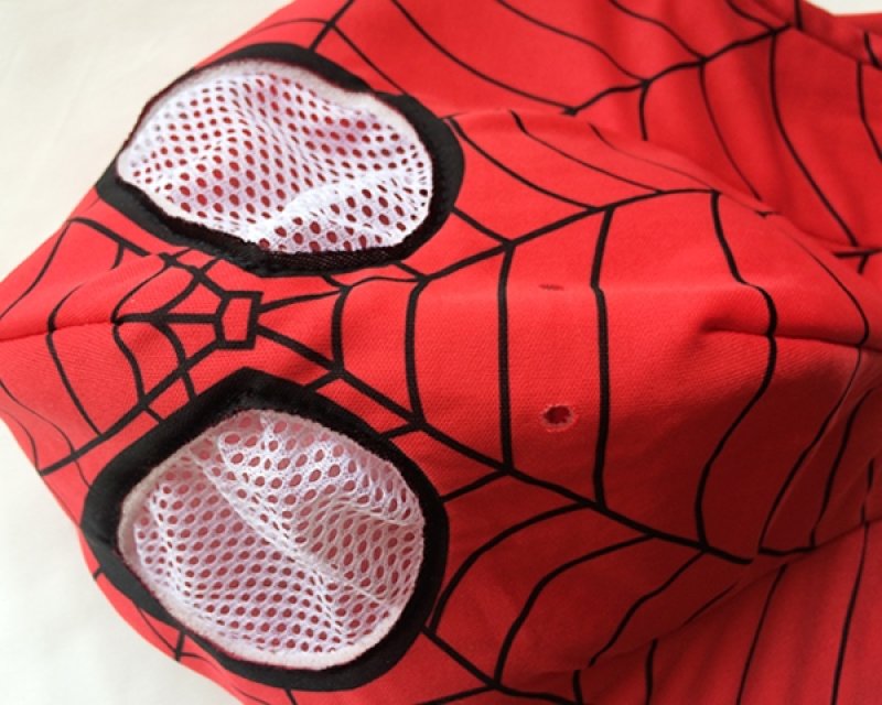画像4: 【子供用スパイダーマンコスチューム】マスク・ジャンプスーツ・グローブ付き3点セット| (4)