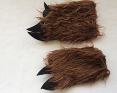 画像4: 【子供用コスプレ】オオカミ赤ずきん コスチュームセット（しっぽ付き）｜グローブ付き (4)