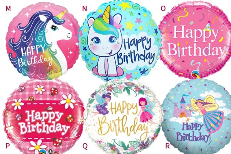 画像3: ガールズバースデーバルーン5枚 (3)