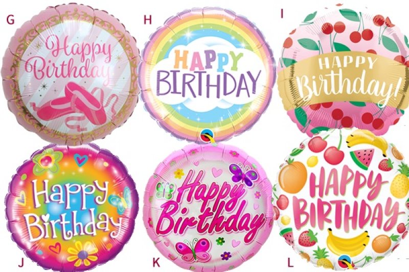 画像2: ガールズバースデーバルーン5枚 (2)