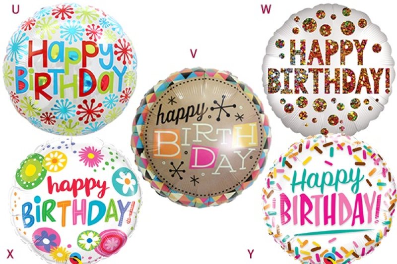 画像5: バースデーバルーン5枚 (5)