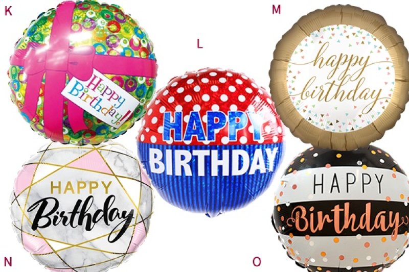 画像3: バースデーバルーン5枚 (3)