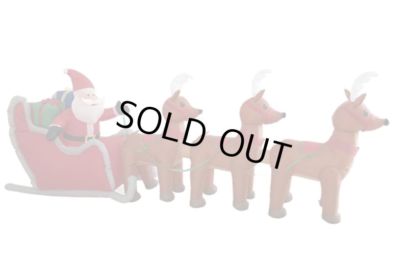 画像1: エアディスプレイサンタとトナカイ (1)