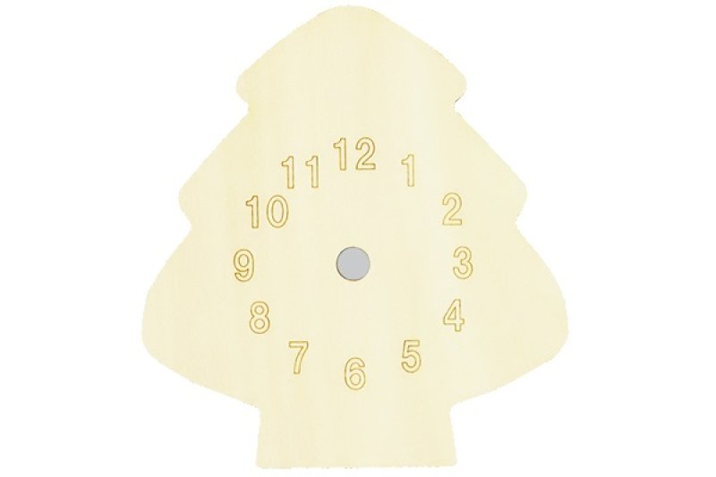 画像2: クリスマスツリー絵描き時計 (2)