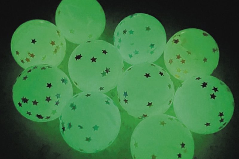 画像2: 光るキラキラスーパーボール27mm100個 (2)