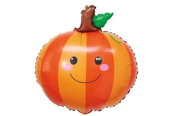 画像1: かぼちゃ風船5枚 (1)