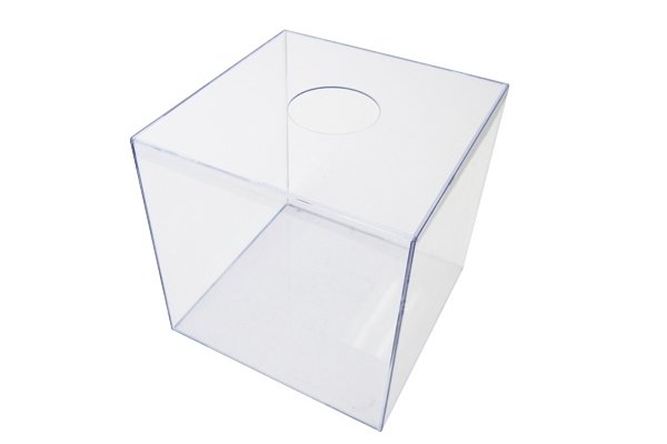 画像1: プラスチック抽選箱 (1)