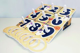 ☆美品☆　Re-Board　輪投げ（どうぶつ） リング9個付き　夏祭り　エコ素材 楽天市場】【夏】輪投げ〈どうぶつ〉 H22×W60×D57cm☆リング9個