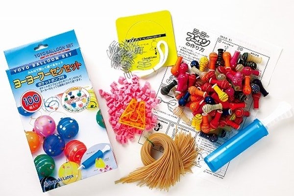 画像1: ヨーヨー風船100個ポンプ付セット (1)