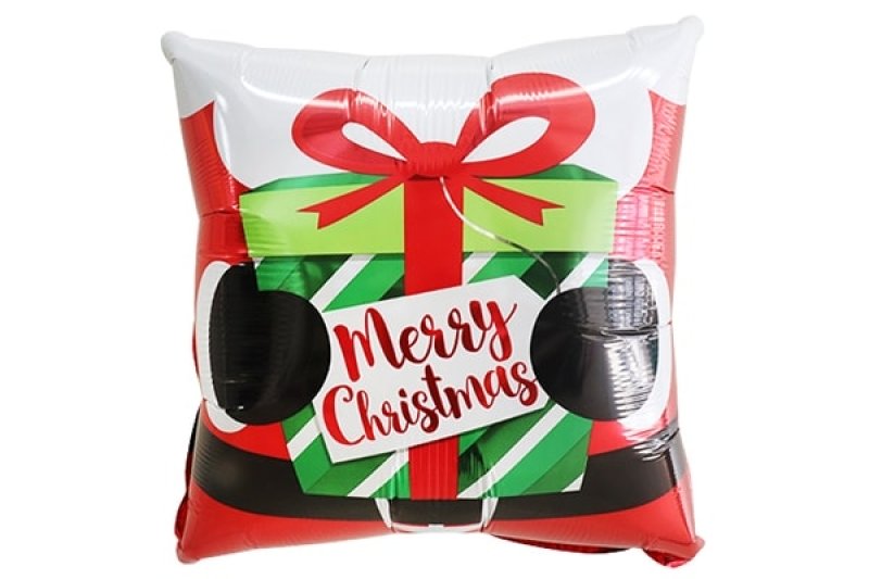 画像1: サンタプレゼント風船（5枚） (1)