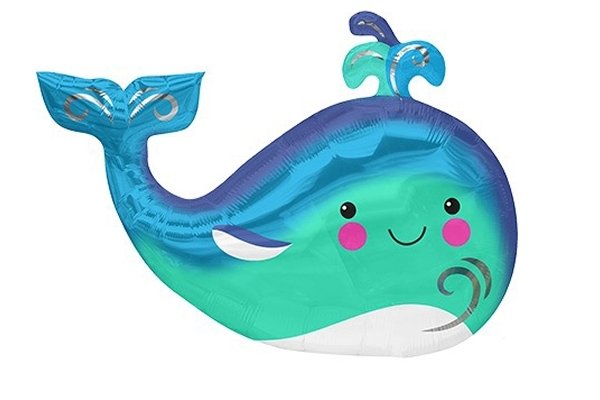 画像1: ハッピーホエール風船｜5枚セット (1)