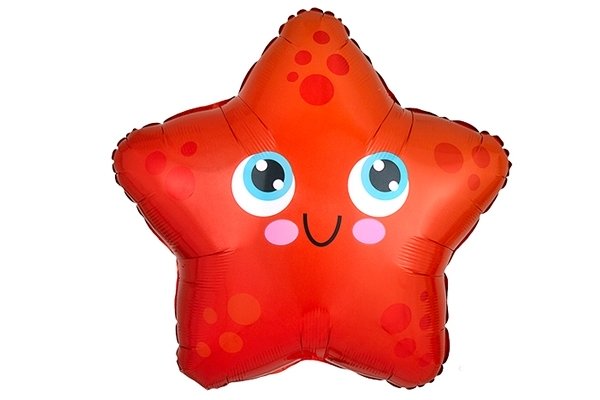 画像1: スターフィッシュ風船（５枚） (1)