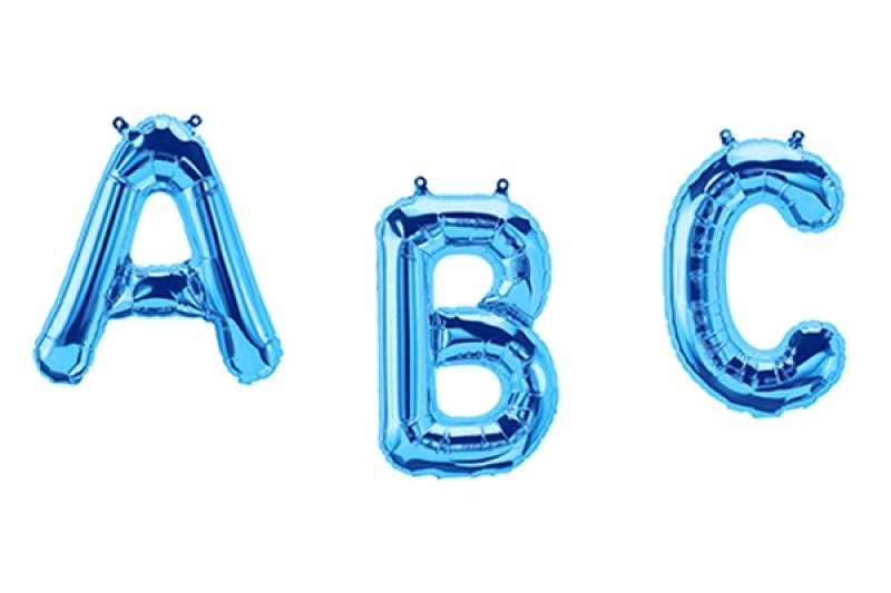 画像2: アルファベットバルーン（ブルーのみ） (2)
