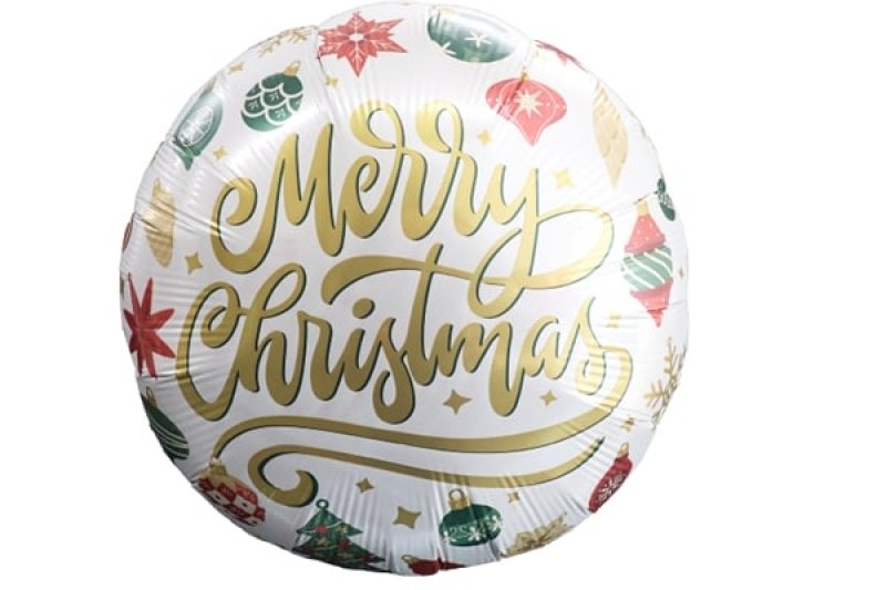 画像1: クリスマスオーナメンツ風船（5枚） (1)