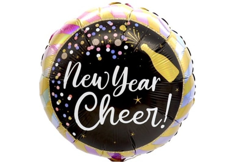 画像1:  ニューイヤーチア風船（５枚） (1)