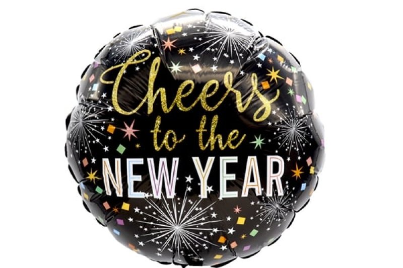 画像1: チアーズニューイヤー風船（５枚） (1)