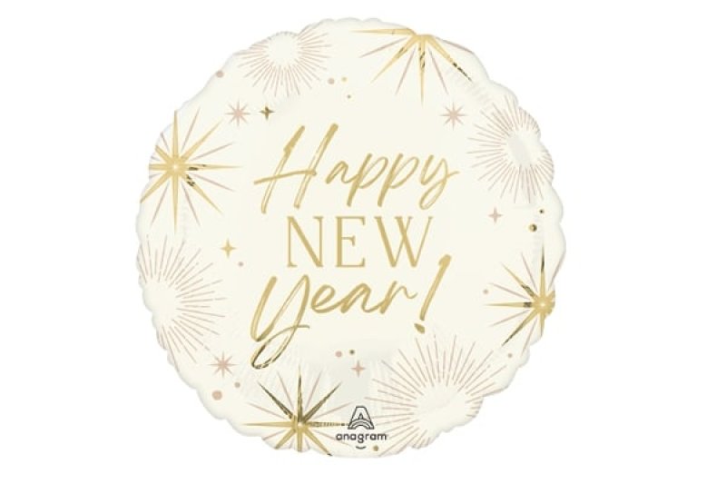 画像1: ゴールデンニューイヤー風船（5枚） (1)