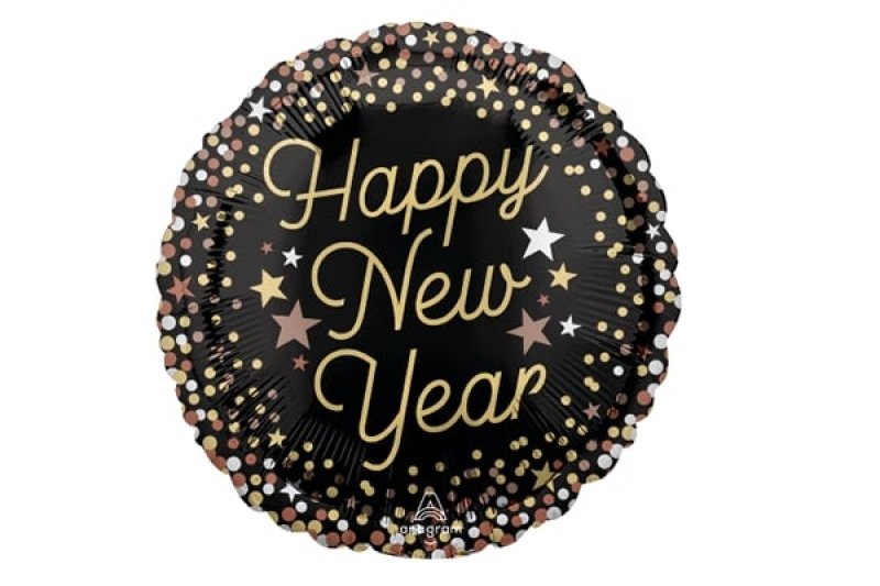 画像1: ニューイヤーラックス風船（５枚） (1)