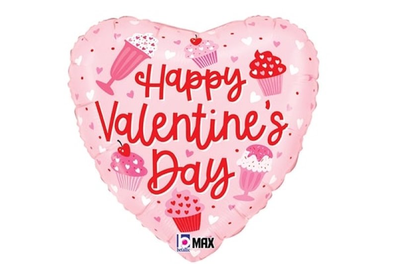 画像1: バレンタインスウィーツハート風船 5枚セット (1)