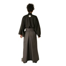 画像2: 坂本龍馬 コスチューム 大人用｜幕末志士 着物＆袴セット 幕末時代劇 (2)