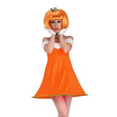 画像2:  パンプキンスパイス コスチューム｜かぼちゃ 衣装 レディース (2)
