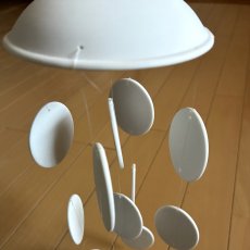 画像3: 陶器製ゆら鈴風鈴（白色仕上げ）絵付け 工作 鈴なりタイプ (3)