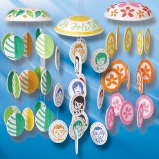 画像2: 陶器製ゆら鈴風鈴（白色仕上げ）絵付け 工作 鈴なりタイプ (2)